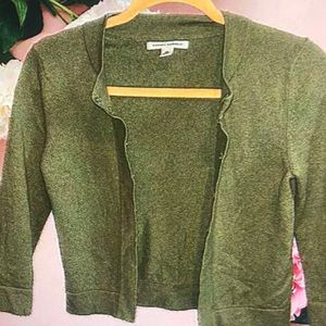 Banana republic olive cardigan size xsmaill